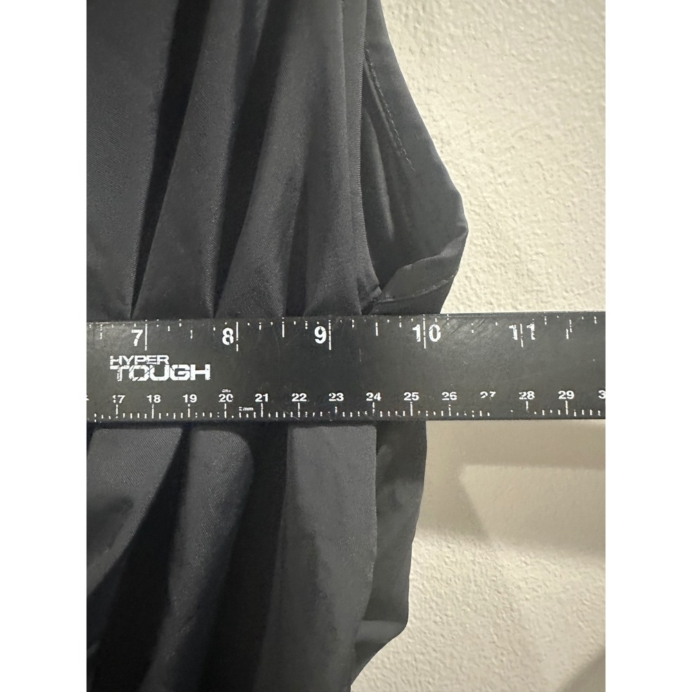 Forever 21 Black Cowl Neck Ruched Sleeveless Knit Mini Dress NWT Size S - Picture 5 of 6